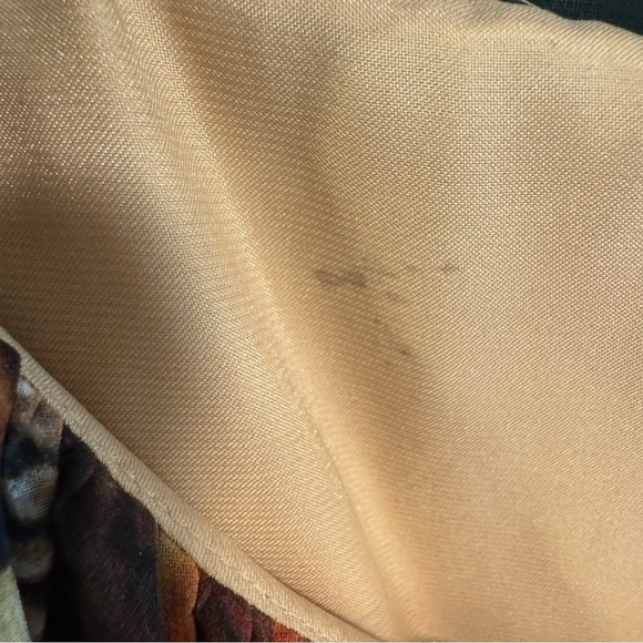 Calvin Klein Reptile Snake Animal Print Multi Color Sleeveless Dress size 12 - Picture 11 of 11